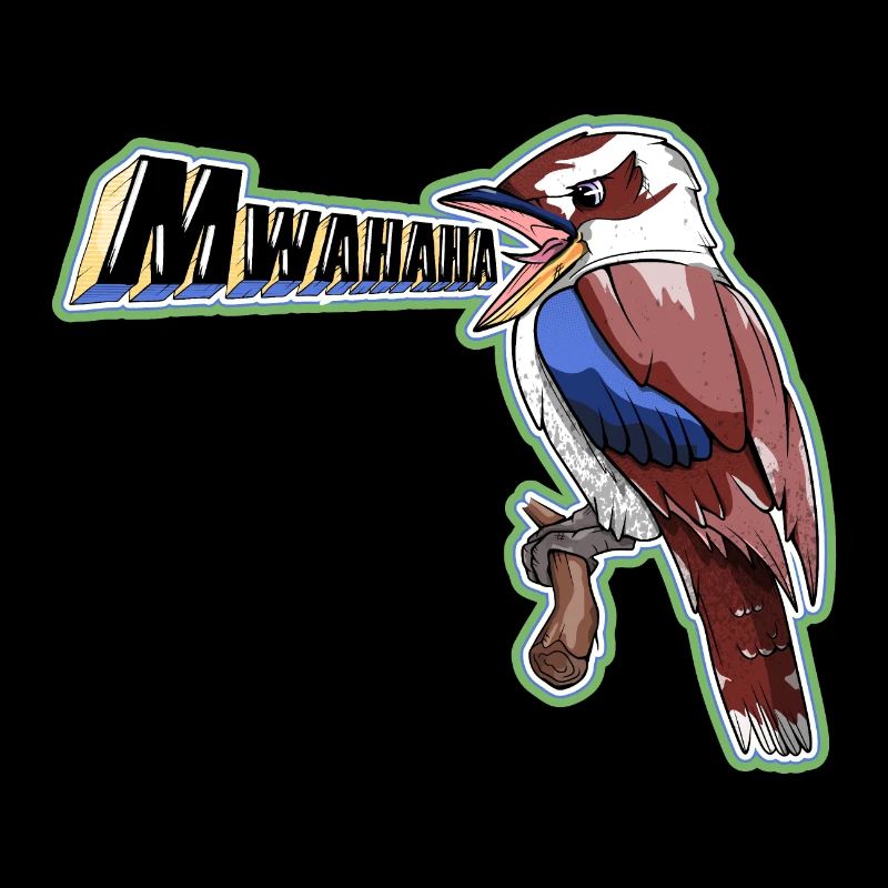 Cartoon kookaburra