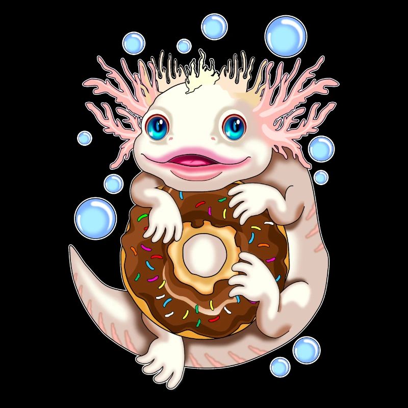 Axolotl Donut Snaxolotl