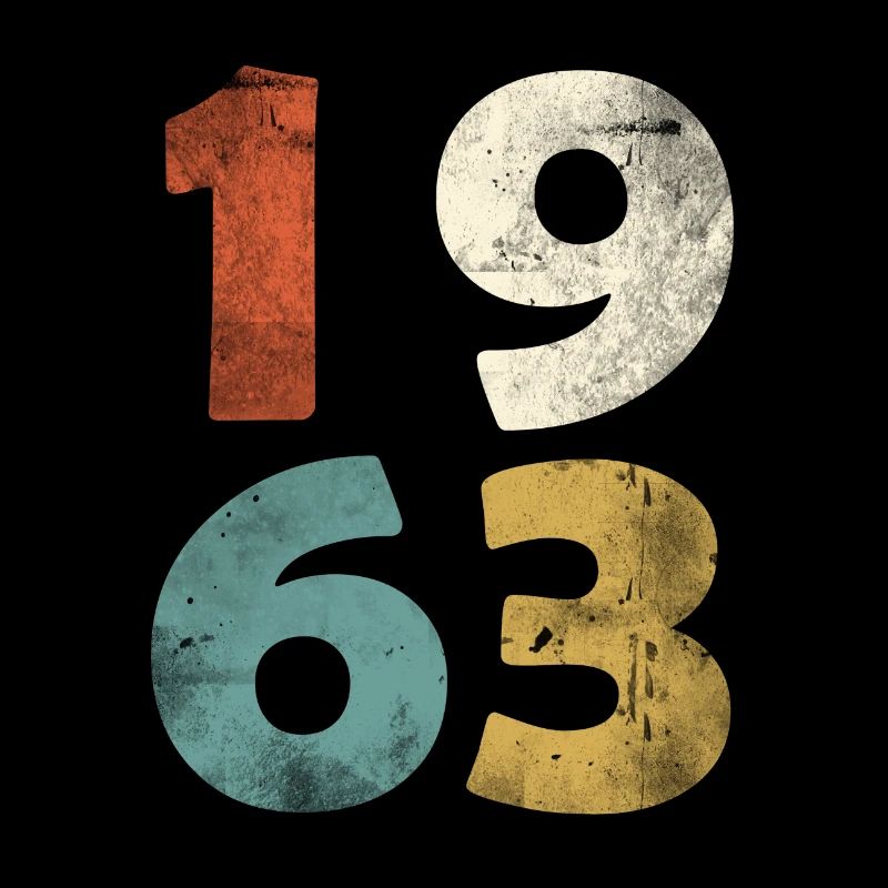 55e anniversaire look rétro - cadeau né en 1963