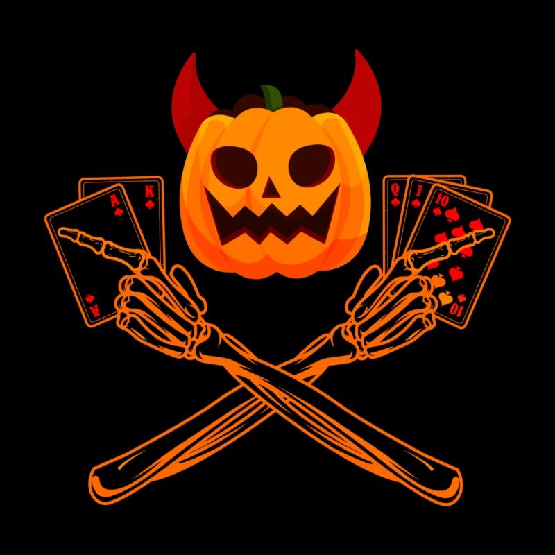 Halloween - Skeleton Pumpkin