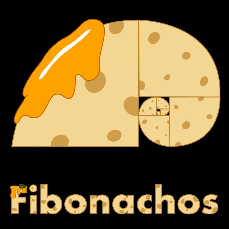Fibonachos - Fibonacci Math Nerd Shirt Nachos