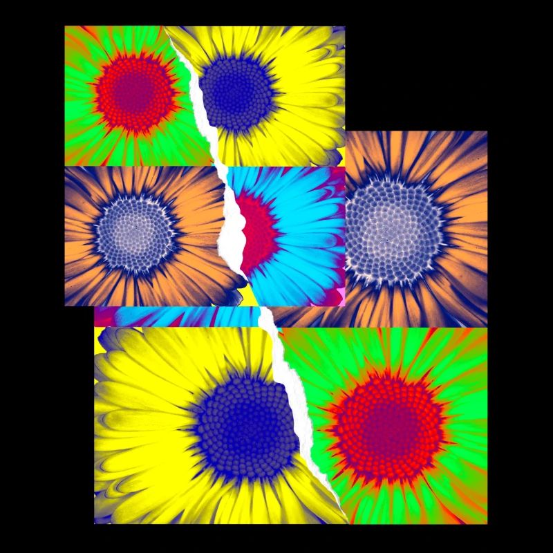 Fleurs Pop Art