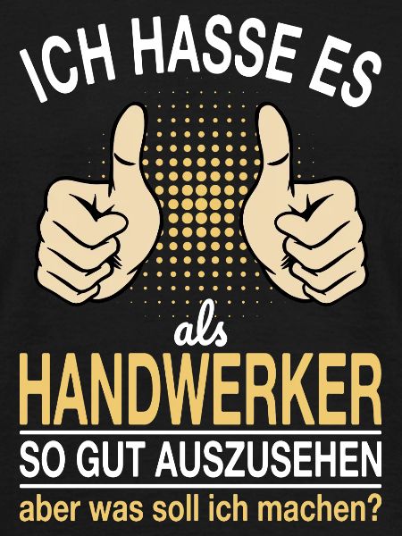 Handwerker Spruch