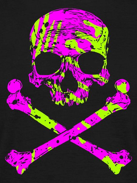 Skull with bone