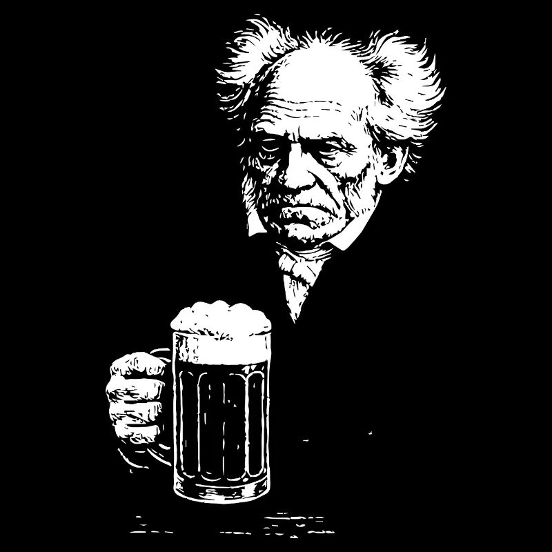 Artur Schopenhauer boit de la bière