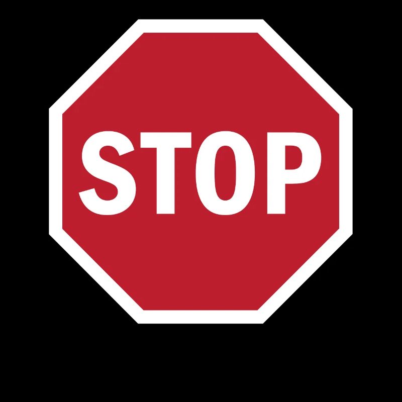 Panneau d'arrêt de la circulation routière rouge STOP Fun cadeau unique