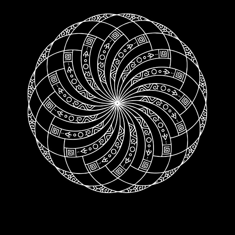Rotating Mandala