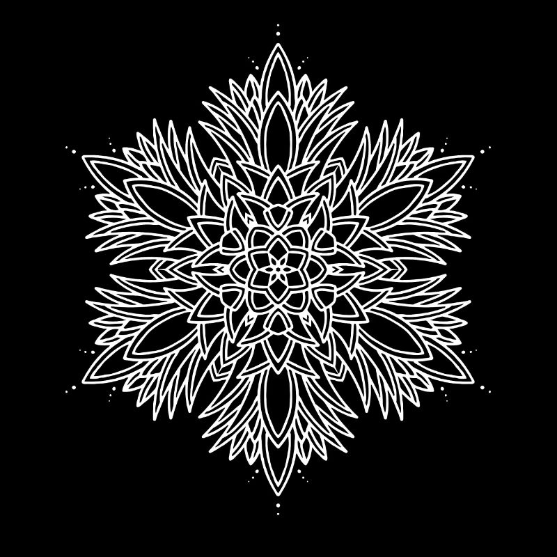 Pine cone Mandala