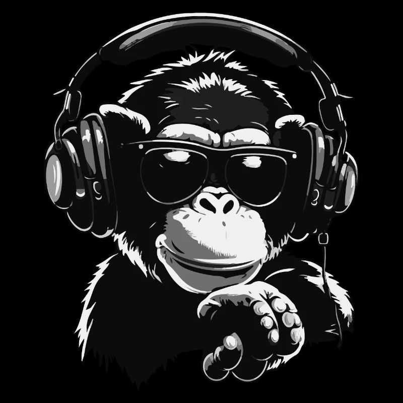 Cooler DJ Affe