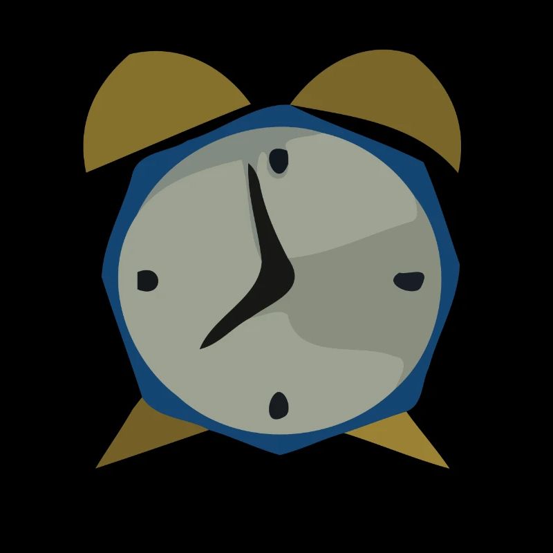 time clock (alarm clock) (cartoon)