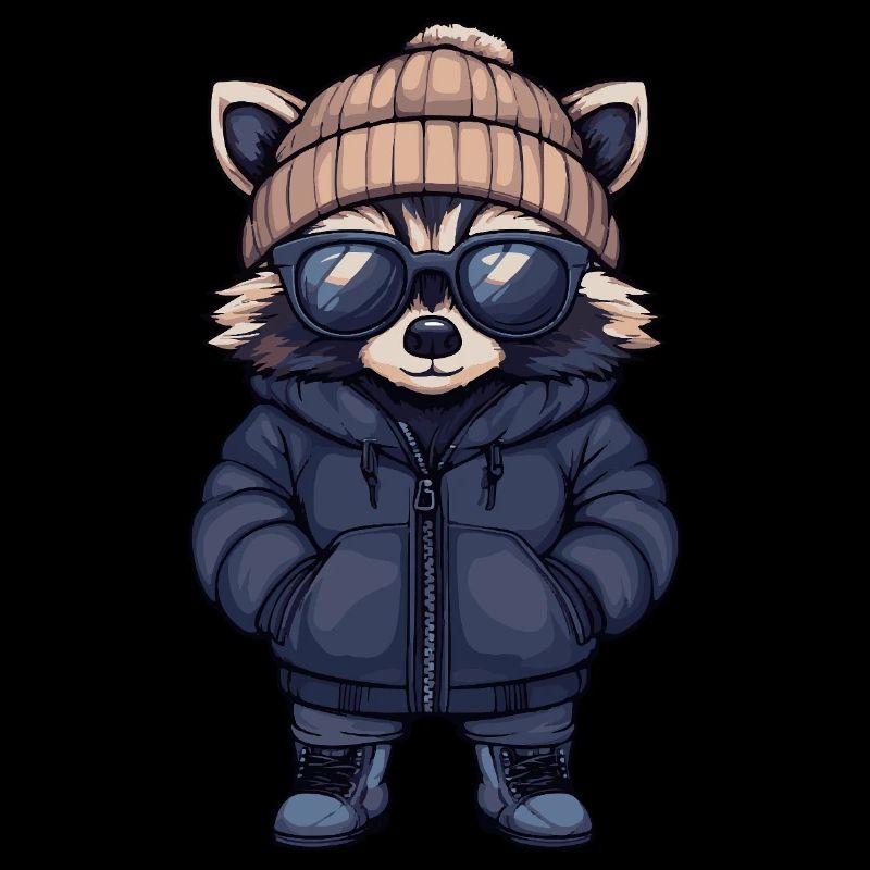 Raccoon Cool Comic