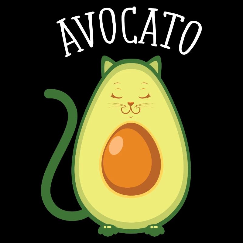 Avocato | Cute Cat Avocado Design
