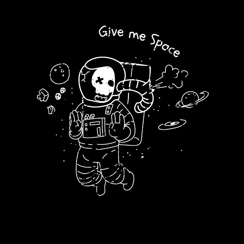 Dead astronaut in space