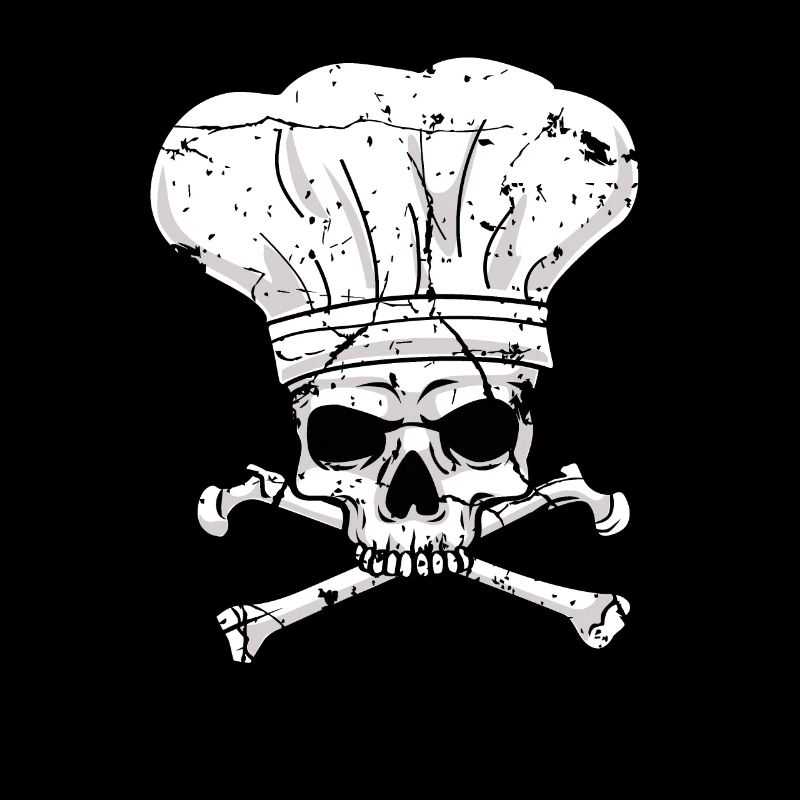 Skull Chef Griller Hobby Chef Chef