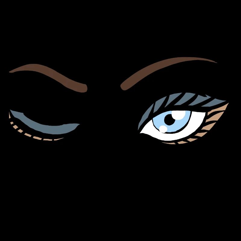 Augen Zwinker