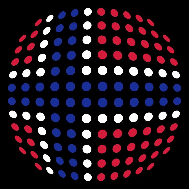 Norway flag (Dotted)