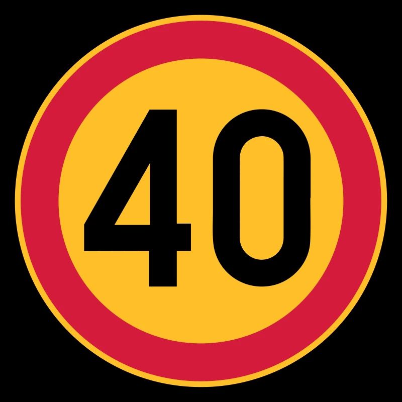 40 limit / speed limit