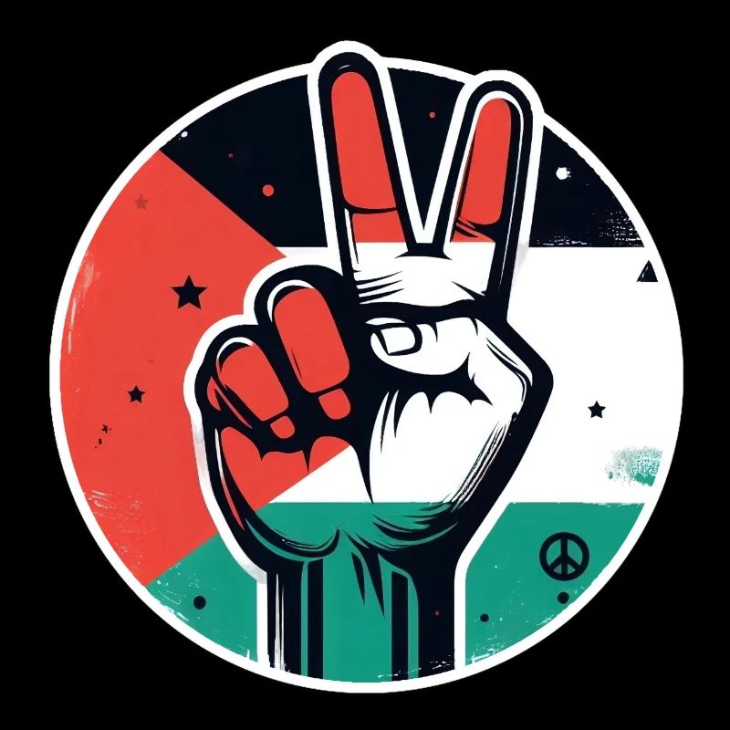 DRAPEAU PALESTINE Drapeau Liberté Paix