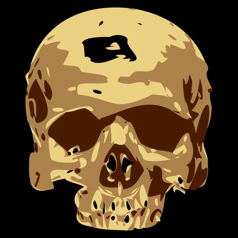 Schädel /// vektor /// Totenkopf