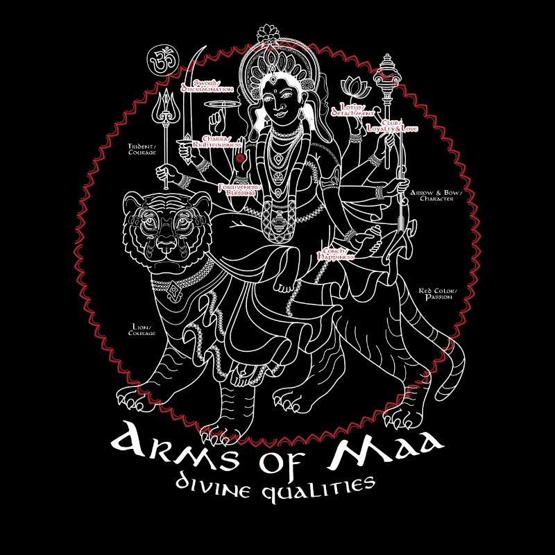 Goddess Durga Design | Hinduism Gift for