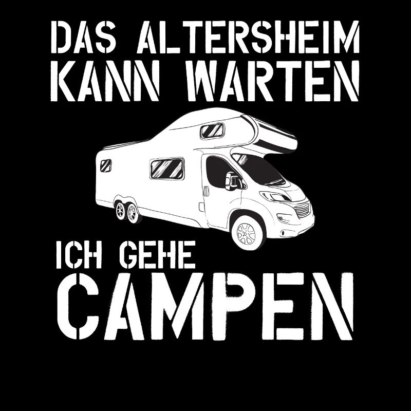 Camping Rentner Wohnmobil Geschenk Freizeit Hobby