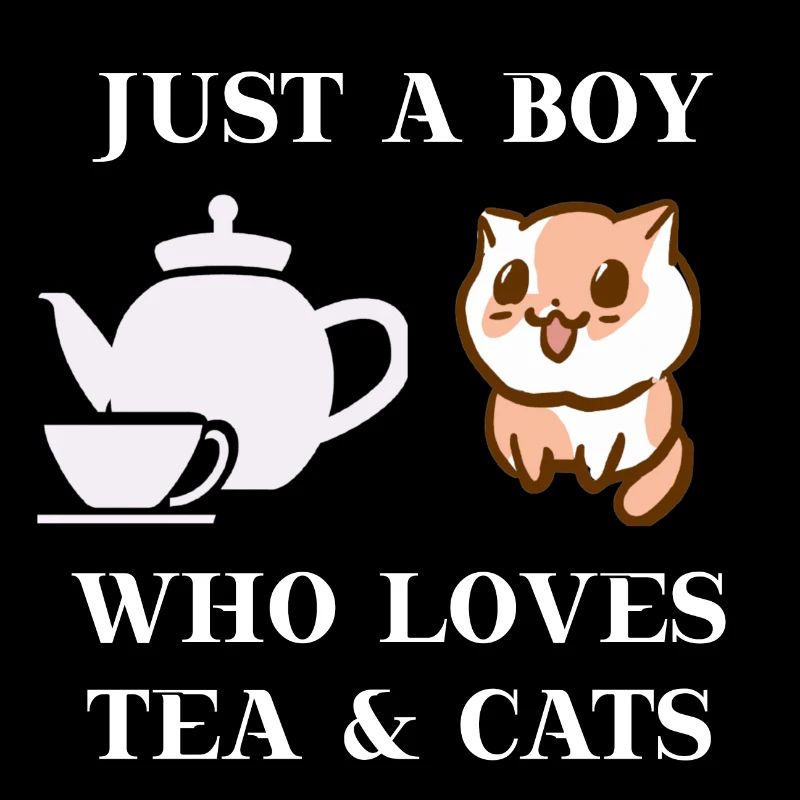 Tea cat gift idea sweet cute funny