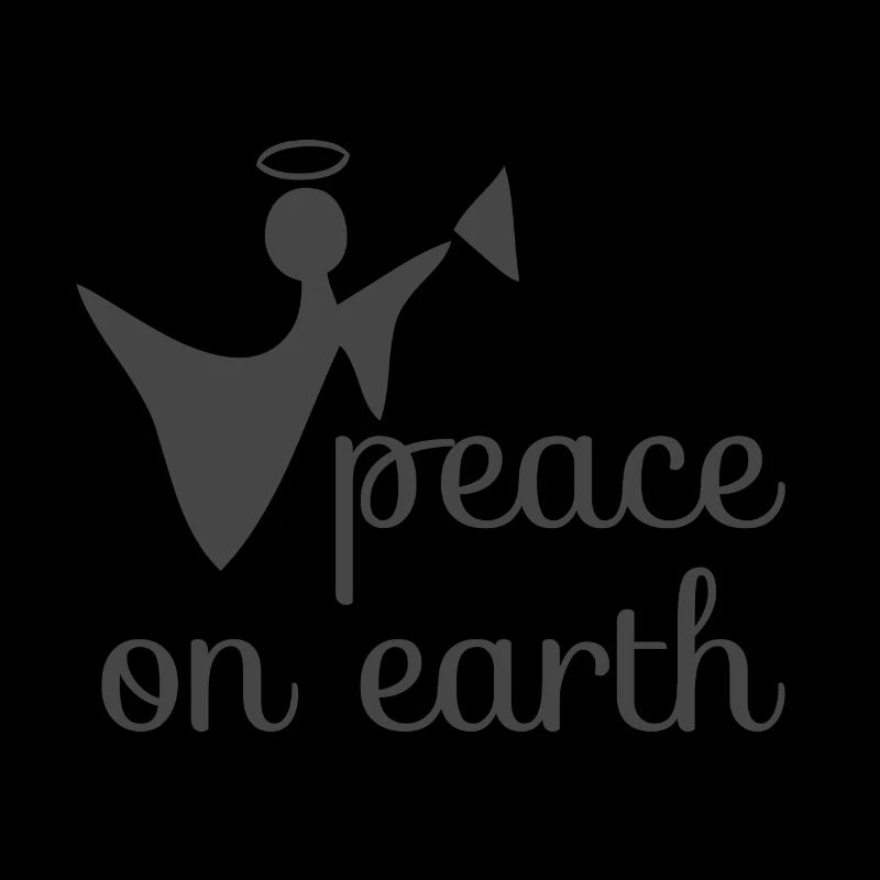 Conception chrétienne de Noël Paix sur Terre