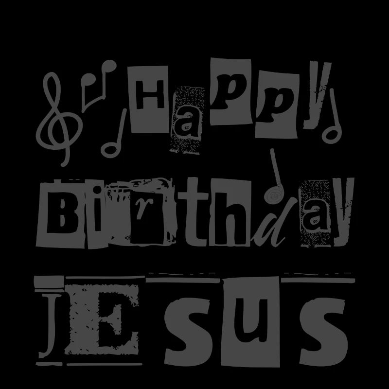 Conception chrétienne de Noël Joyeux anniversaire Jésus