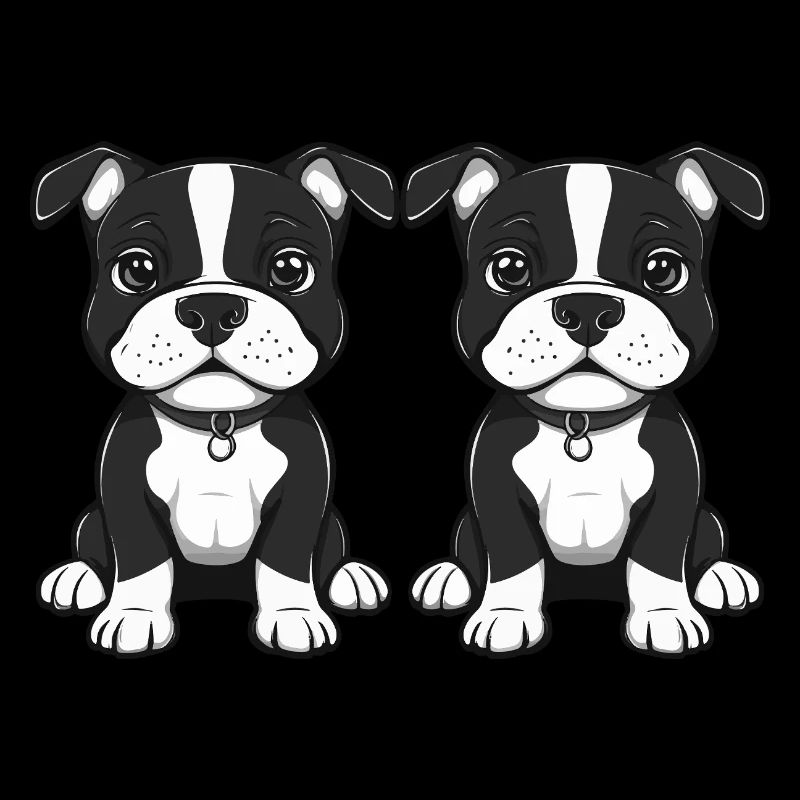 Pit Terrier Dog Comic
