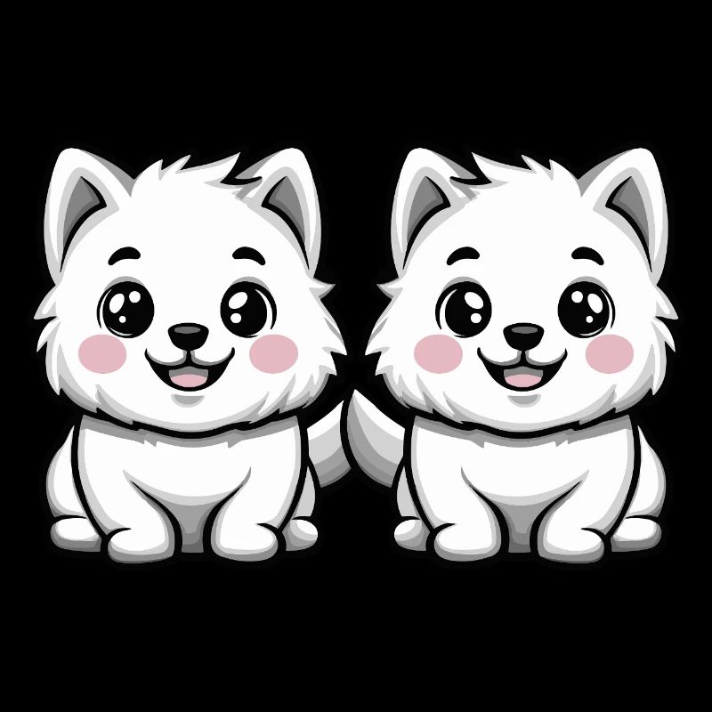 Samoyed Dog Comic