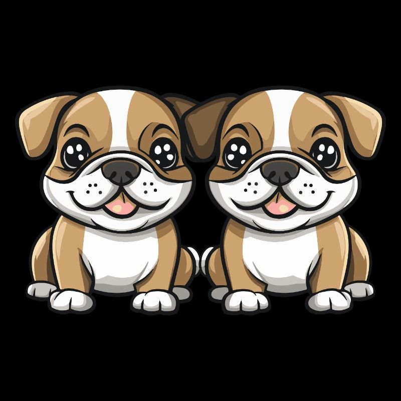 Bulldog Dog Comic