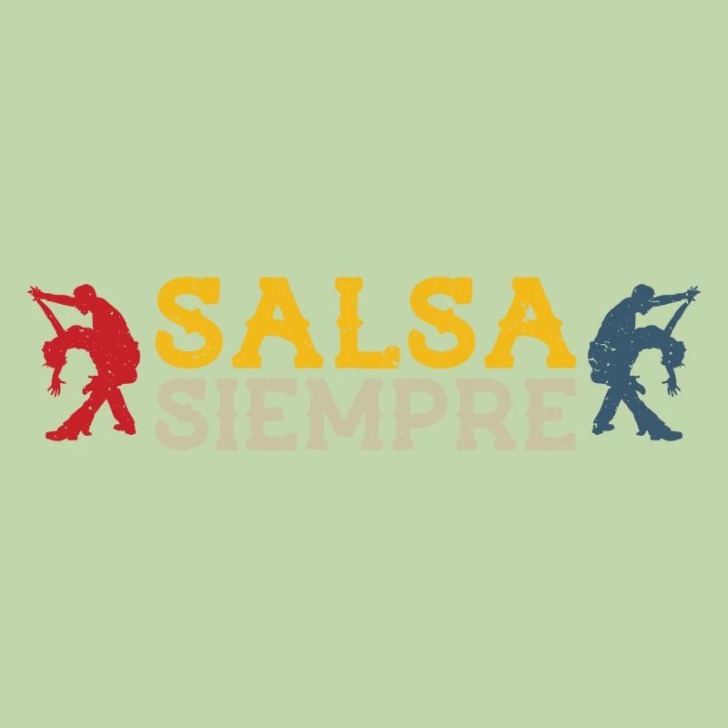 Salsa Siempre - retro Salsa Tänzerin Geschenk