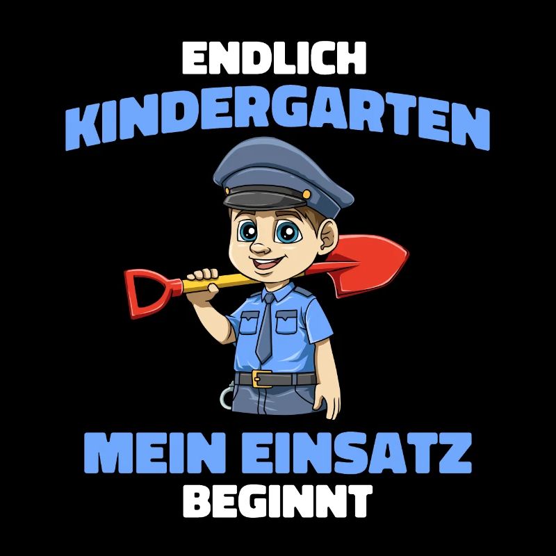 Kindergarten Shirt Polizei - Kita Polizei Junge