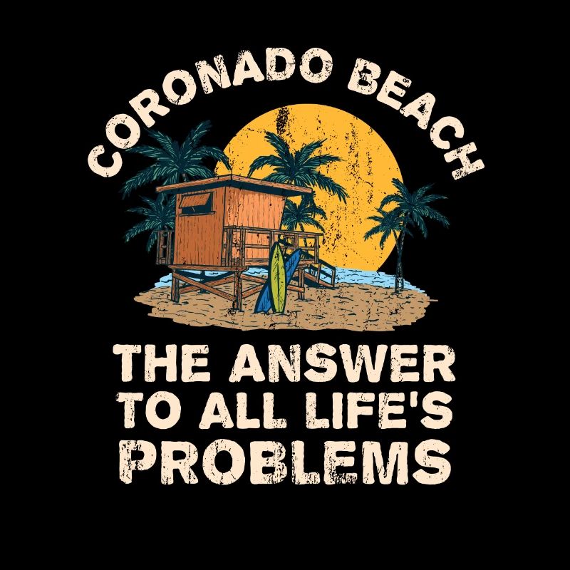 Coronado Beach Répond à tous les problèmes de la vie