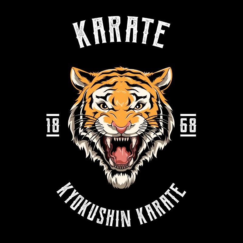 Karate Tiger Head - Karate Japan Fighting