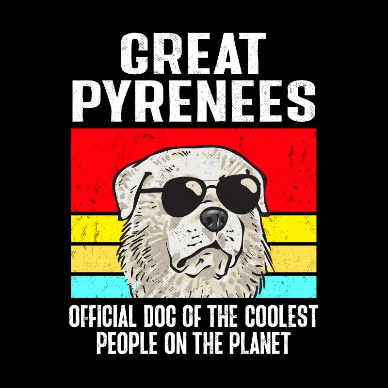 Great Pyrenees Hund Retro Vintage Pyrenees