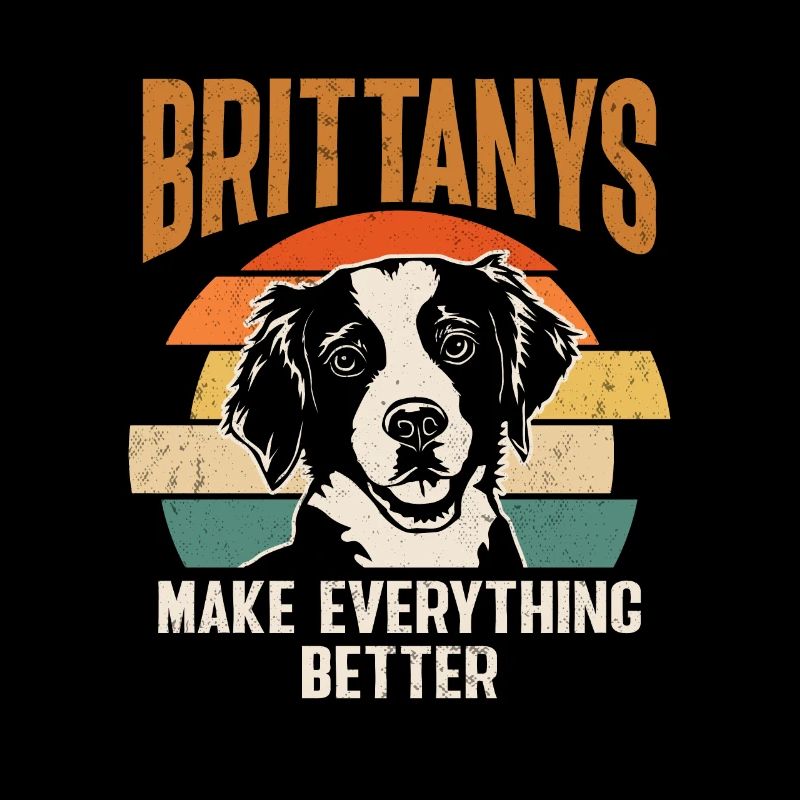 French Brittany Spaniel Epagneul Breton Gift