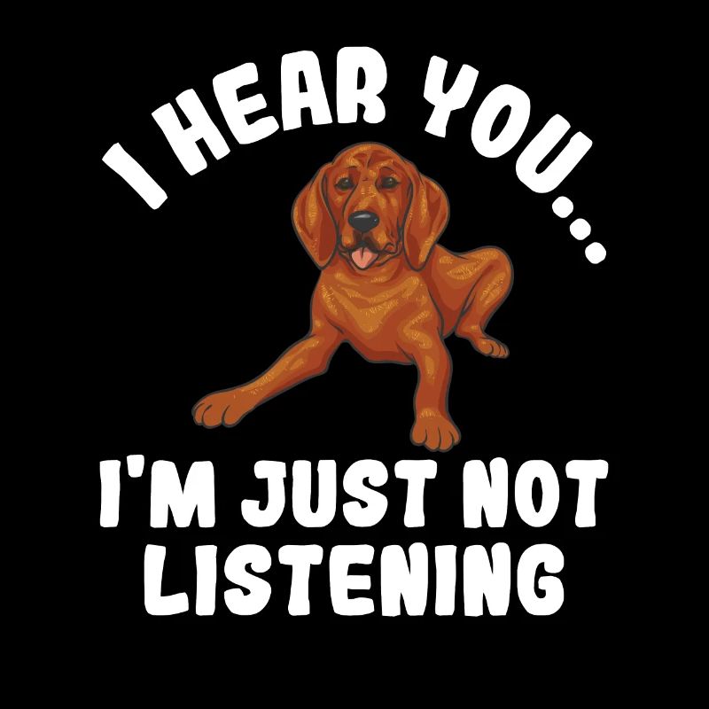 Redbone Coonhound Chien Cadeau