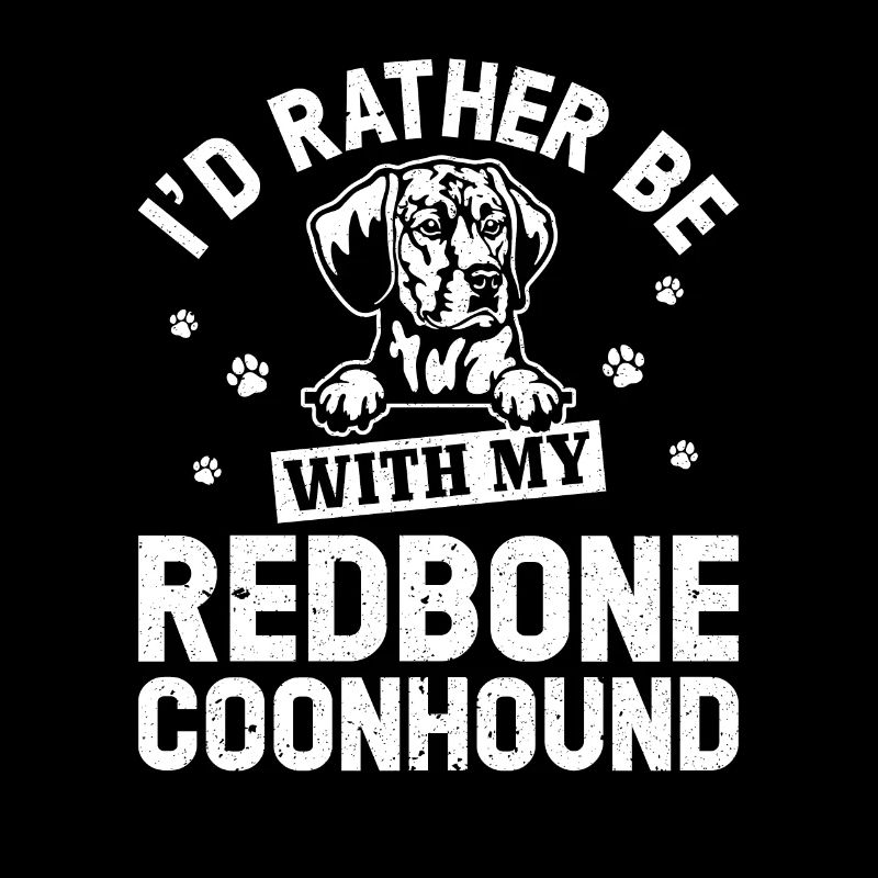 Redbone Coonhound Chien Cadeau