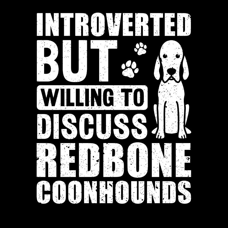 Redbone Coonhound Chien Cadeau