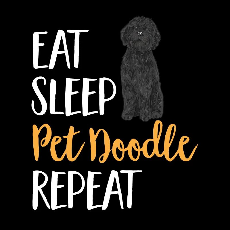 Chien Doodle Black Goldendoodle