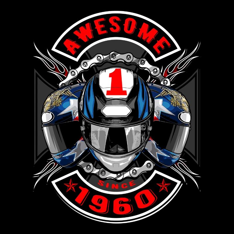 Awesome since 1960, Biker Geburtstag