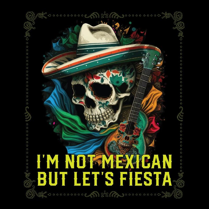 Je ne suis pas mexicain mais laisse Fiesta Mexico Pride