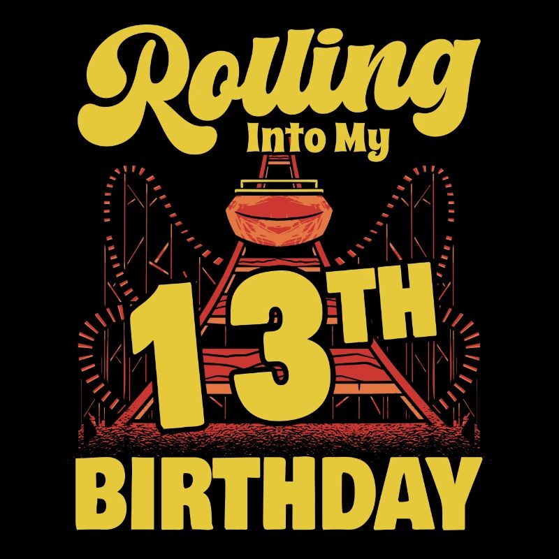 Roller Coaster Amusement Park Rolling Into My 13th