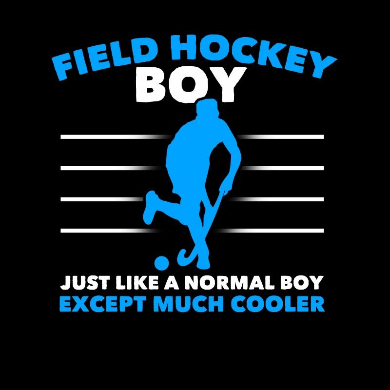 Scoring Sweeping Field Hockey Boy Just Like A Norm