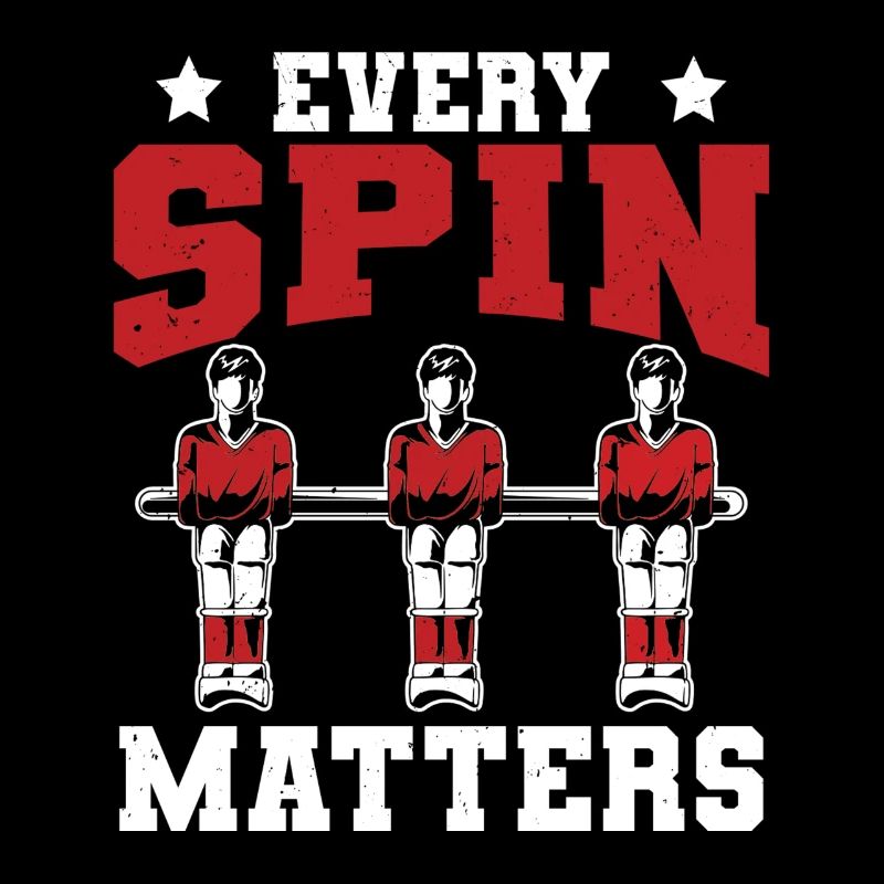 Every Spin Matters Foosball Table Soccer