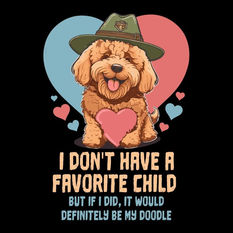 Je n’ai pas d’enfant préféré Goldendoodle Dad