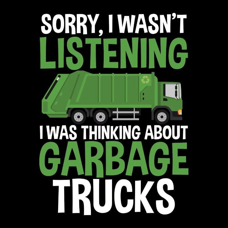 Garbage trucks, garbage day, garbage collection