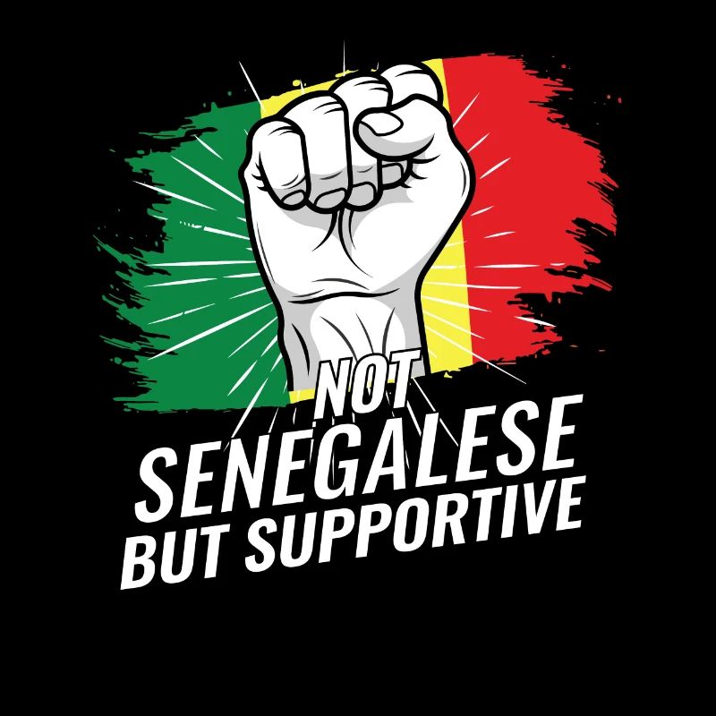 Pas sénégalais mais soutien au drapeau du Sénégal