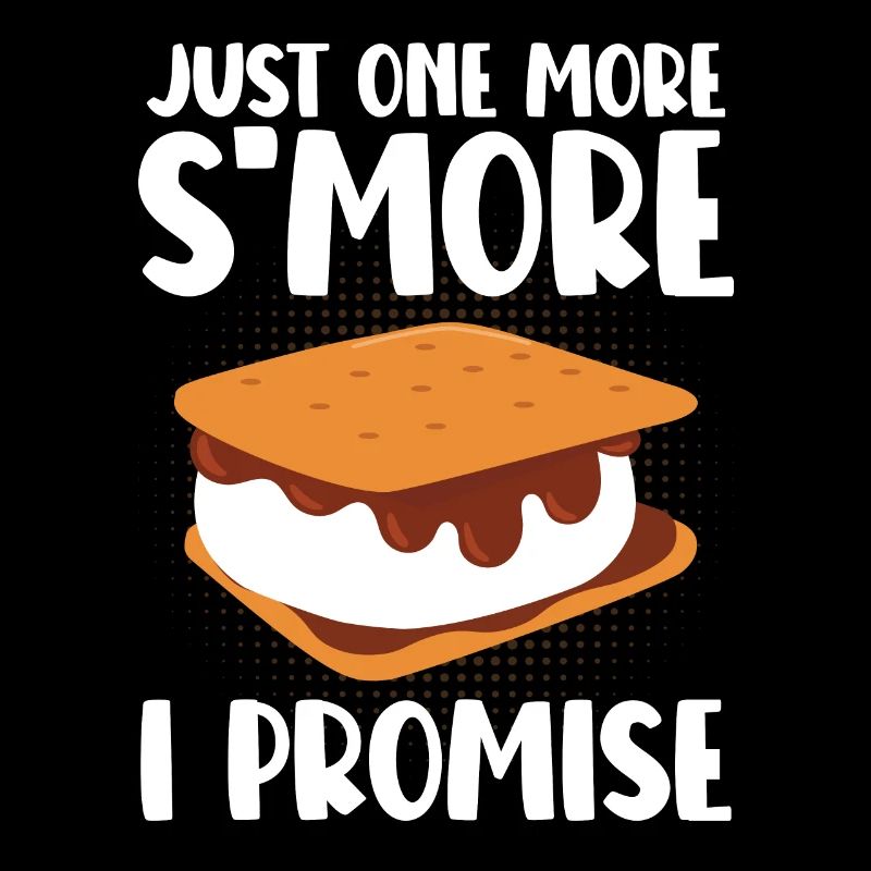 Camping Marshmallow Funny Just One More Smore I Pr